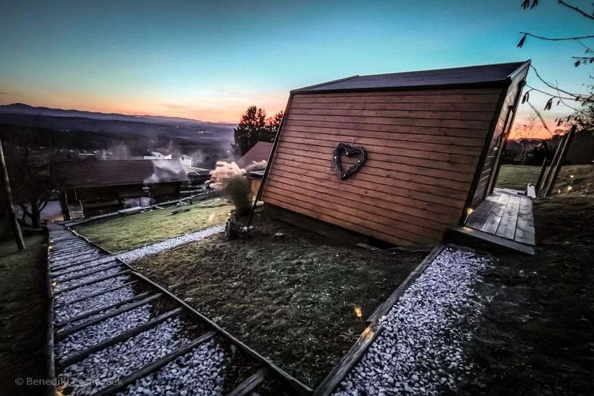 Rustic Refuge Glamping with Hot-Tub and Sauna - Double room with Terrace - foto 22