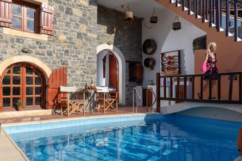 Steinhaus Erato Privater Pool Landschaftliche Kretische Ansichten - foto 8