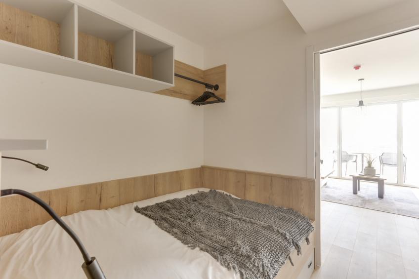 Standard studio for 4 people with double bed and balcony - foto 10