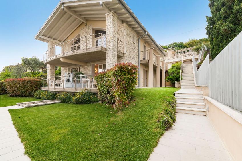 Flacher Sonnenaufgang