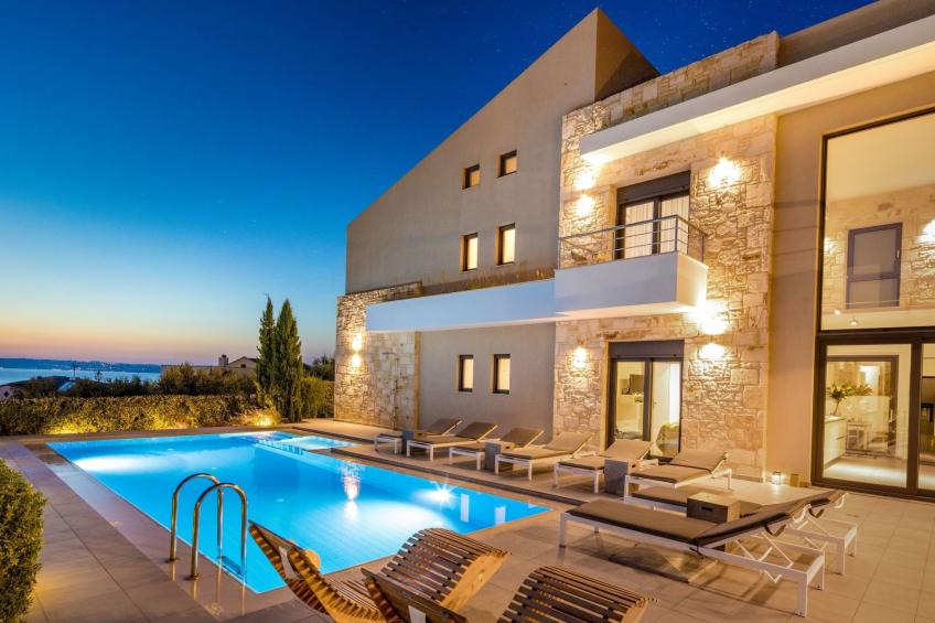 Luxusvilla in Almyrida mit wunderschönem Blick